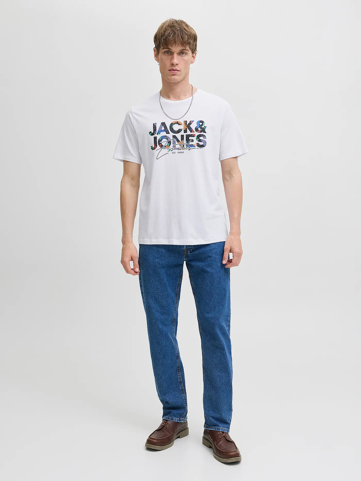 JACK & JONES | T-Shirt JJGEPLAS | weiss